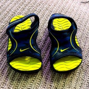 New- long box.  Nike summer slip on sandal for baby. Size 2